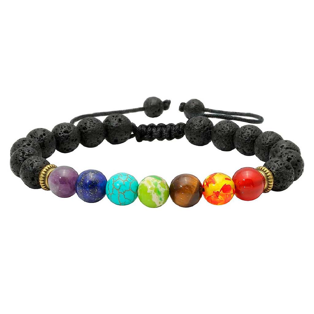 Pulseras de Piedras Naturales Hombre Mujer 7 Chakras