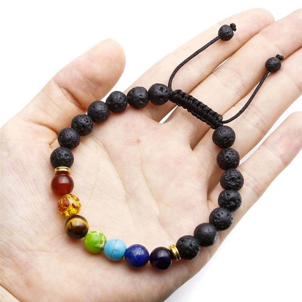 Pulseras de Piedras Naturales Hombre Mujer 7 Chakras