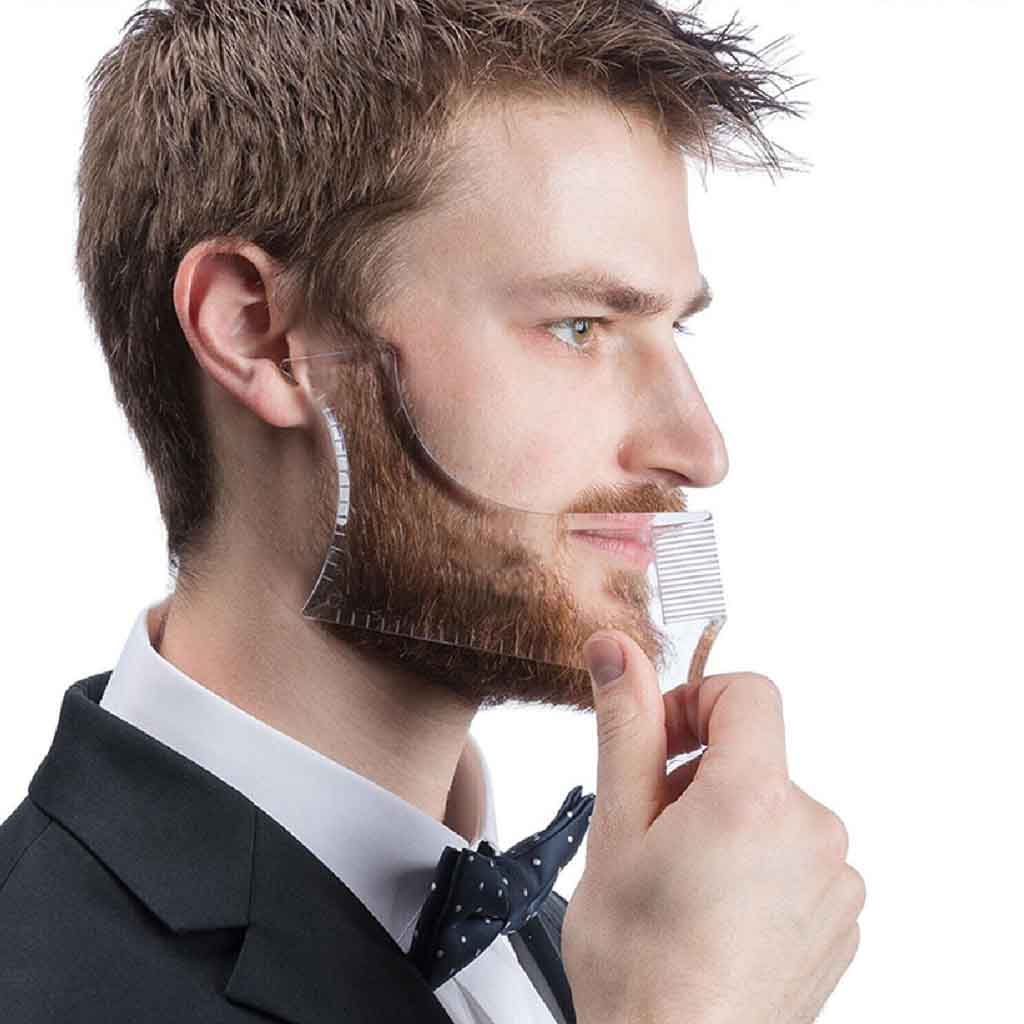 Barba Afeitadora Hombre Plantilla Corta Barba
