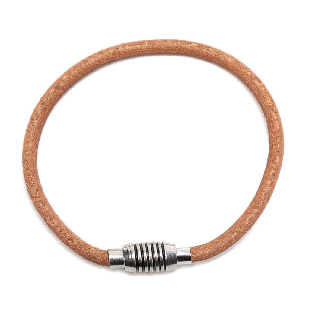 Pulsera de Cuero Circular Hombre Boche Imantado