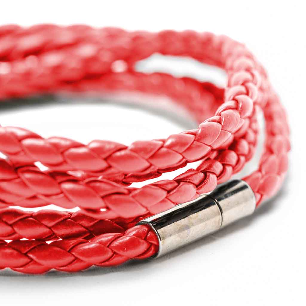 Pulsera En Cuero Hombre Y Mujer Energías Y Protección