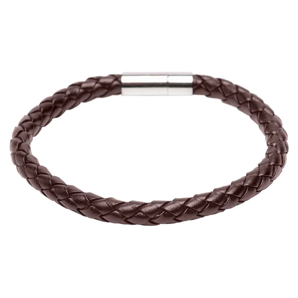 Pulsera Cuero Tejida Moda Juvenil