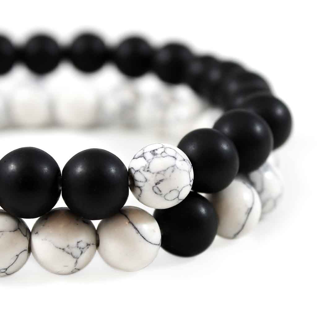 Pulseras Para Parejas Piedras Naturales Ónix
