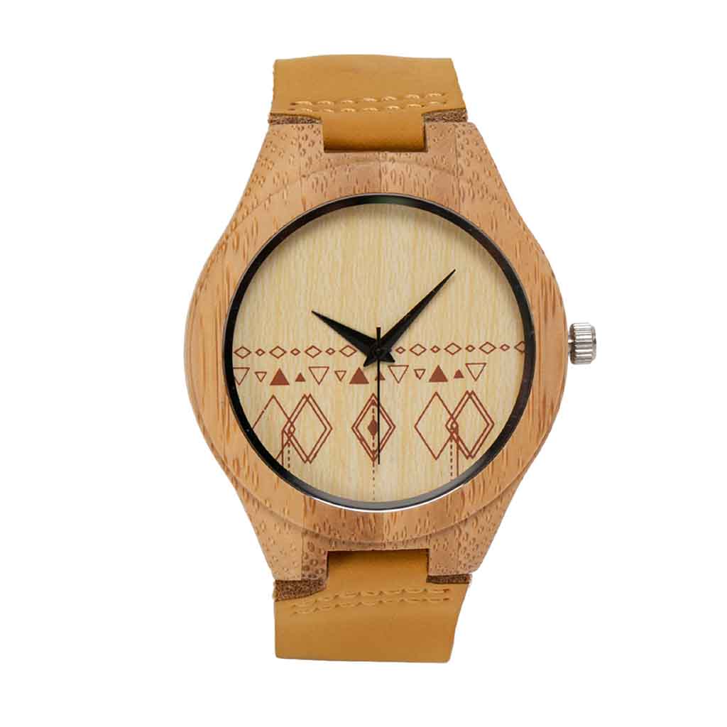 Reloj De Madera Juvenil Modelo Minimalista