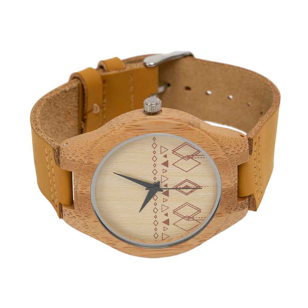 Reloj De Madera Juvenil Modelo Minimalista