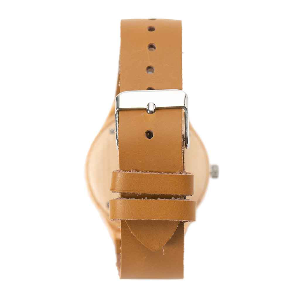 Reloj Madera Juvenil Unisex Verde Bambú