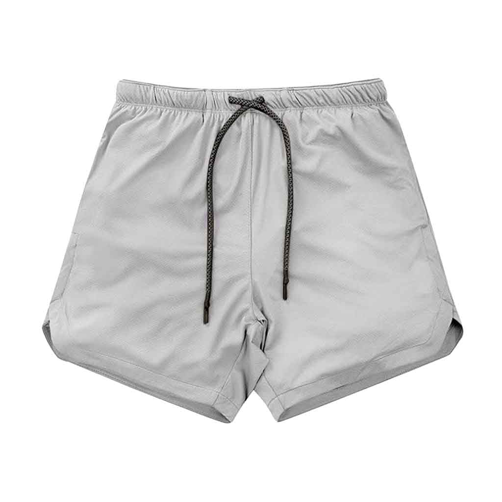 Short Gimnasio Licra Bolsillo Poliester Hombre