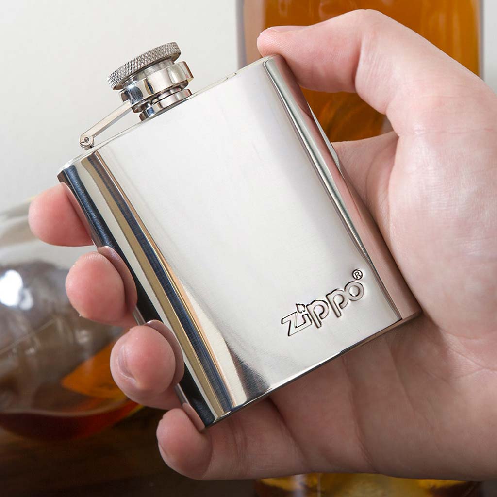 Flask Zippo Petaca 3 oz. Acero Inoxidable