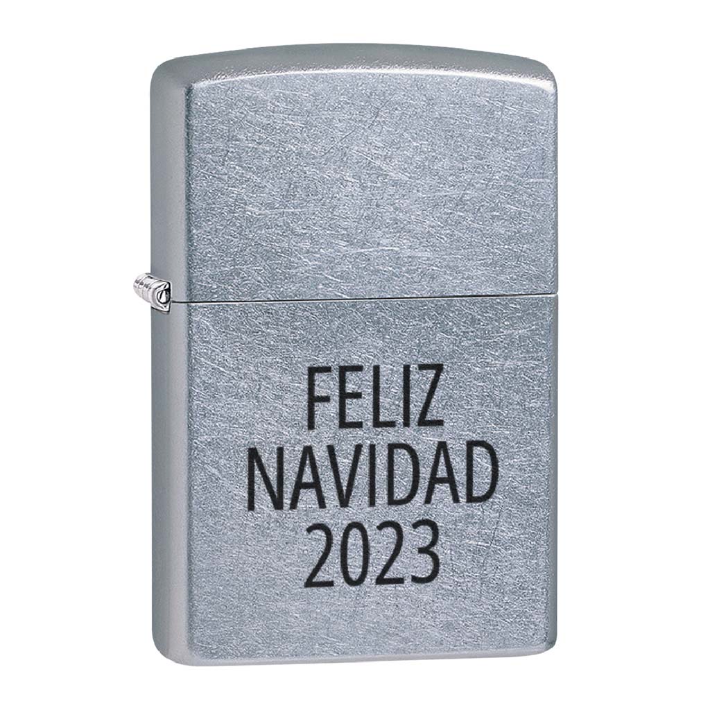 Encendedor Zippo High Polish Chrome Plateado Grabado