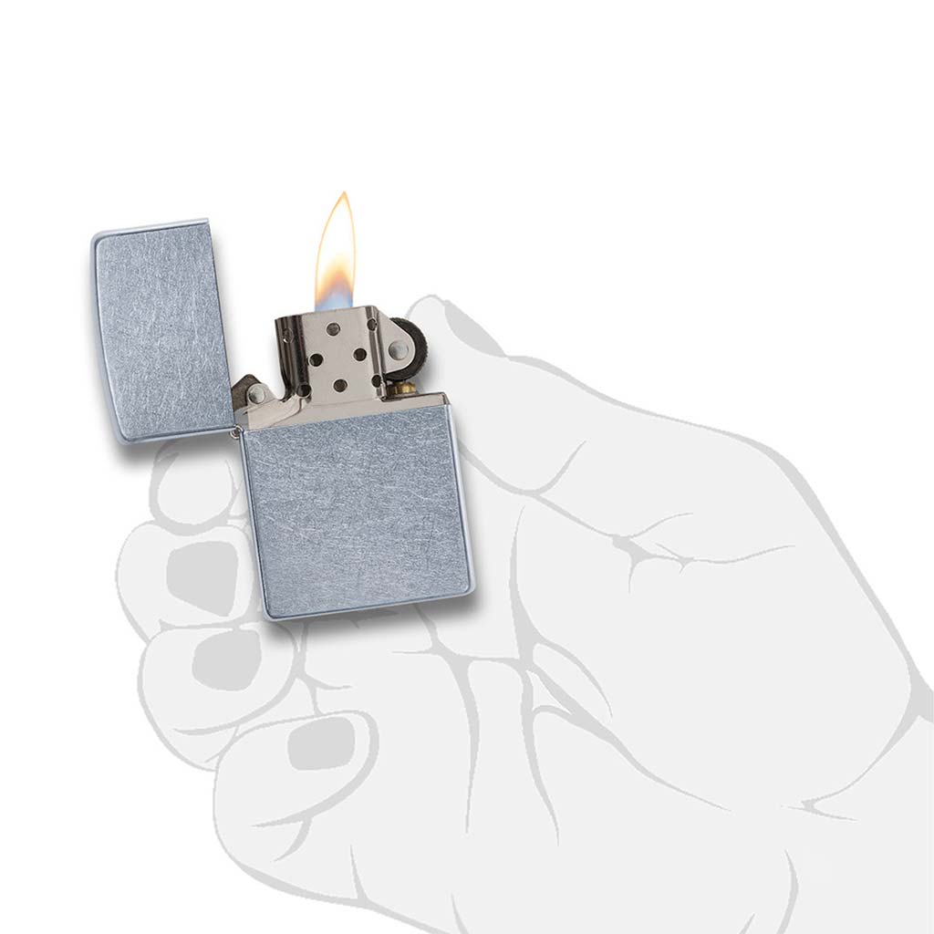 Encendedor Zippo High Polish Chrome Plateado Grabado