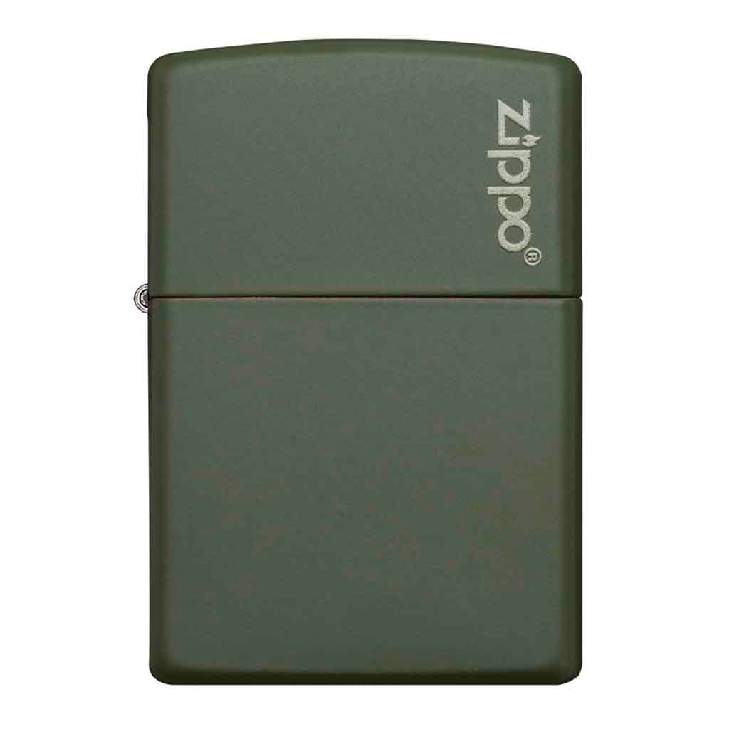 Encendedor Zippo Lighter Classic Green Matte Zippo Logo