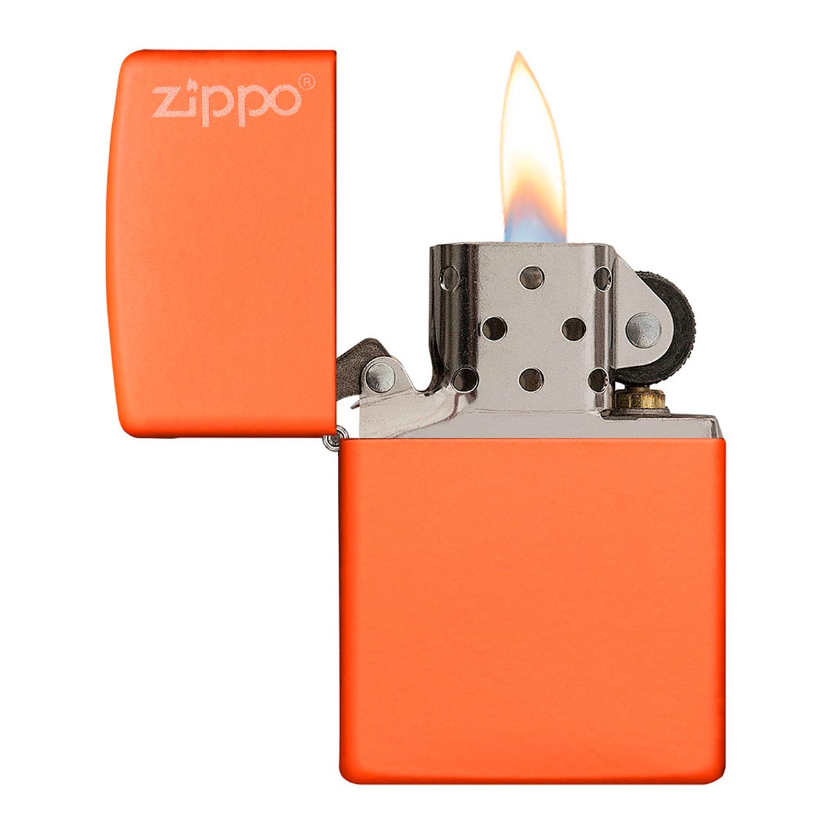 Encendedor Zippo Classic Orange Matte with Logo Naranja