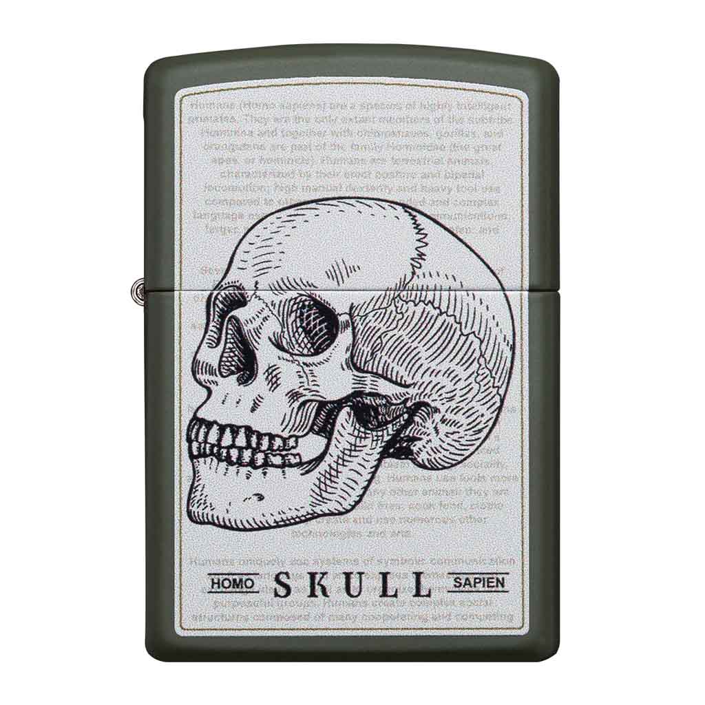 Encendedor Zippo Lighter Skull Design
