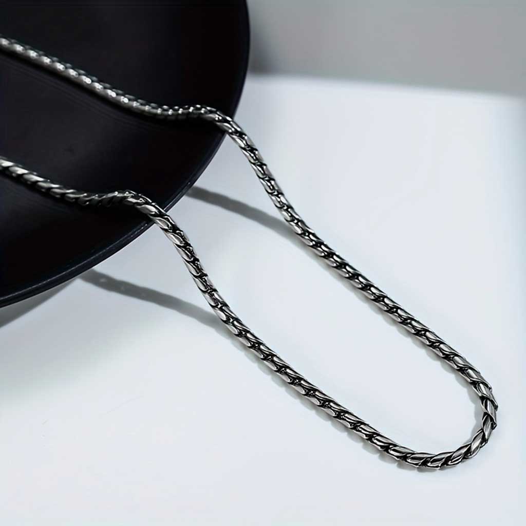 Cadena Eslabones Espiga Redondos Acero 5 mm