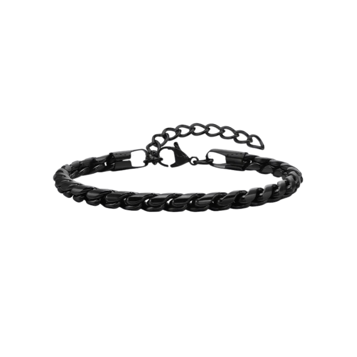 Pulsera De Cadena De Eslabones De Acero Inoxidable Antiguo