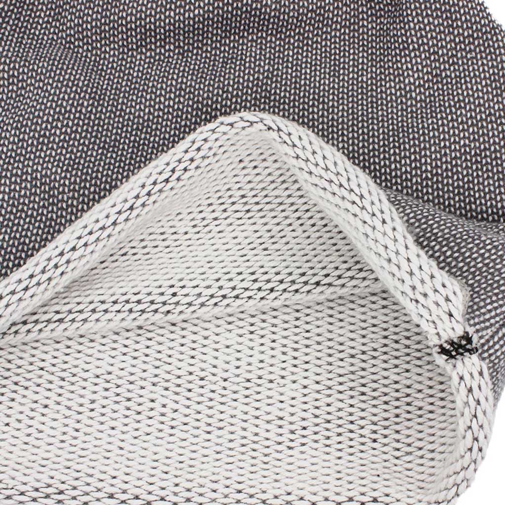 Gorro Slouchy Tejido Doble Color Negro