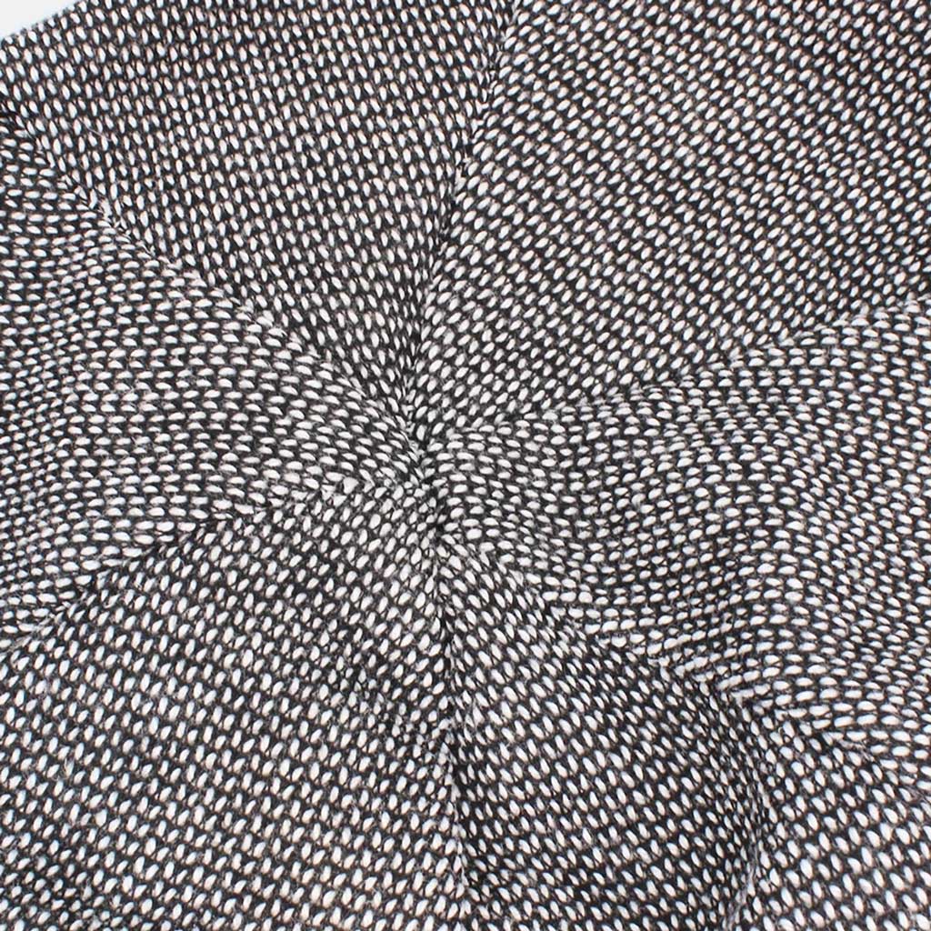 Gorro Slouchy Tejido Doble Color Negro