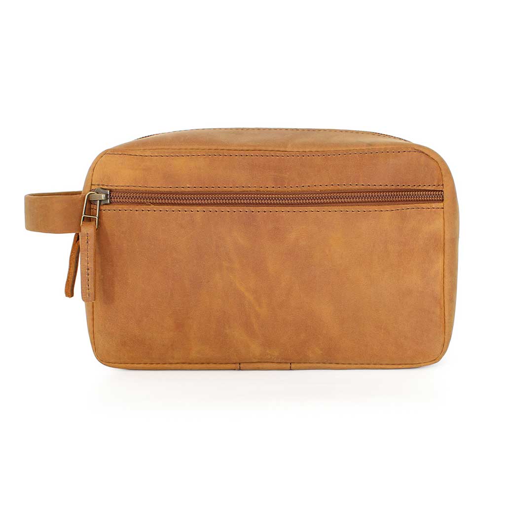 Neceser de Viaje Cosmetiquero Cuero Café