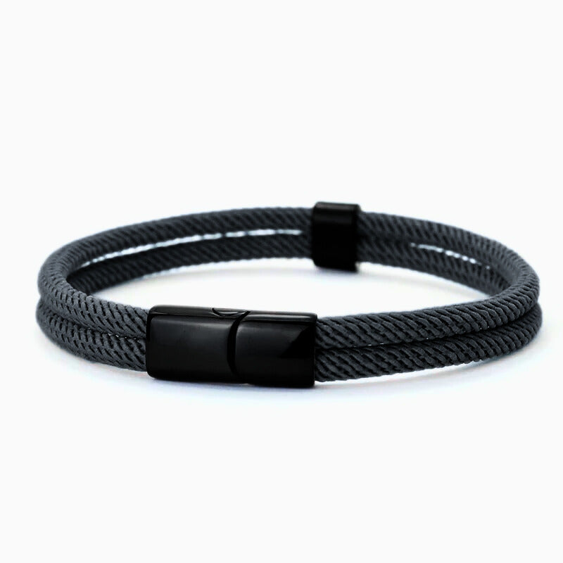 Pulsera de Cuerda Energética Negra