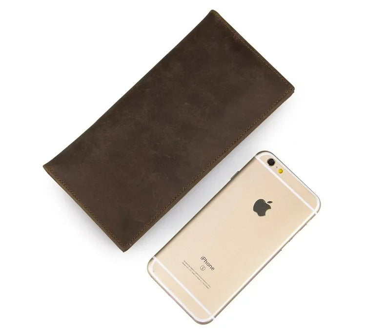 Chequera Hombre Cuero Tarjetero