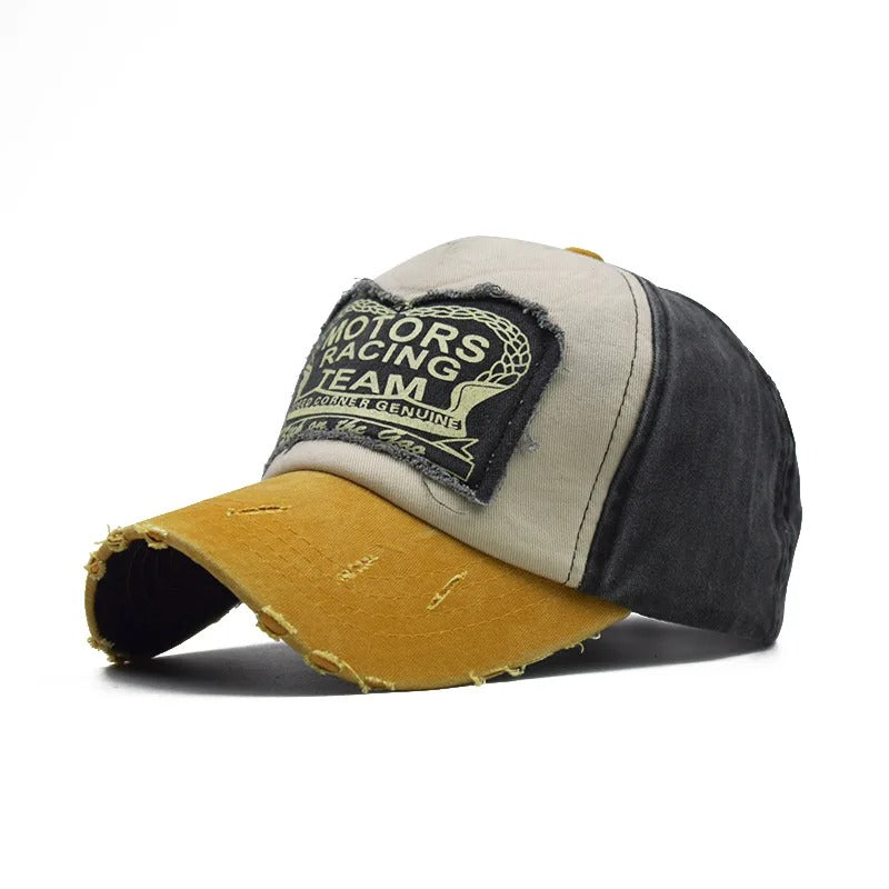 Jockey Unisex Gorros Prelavado Motors Racing Mostaza