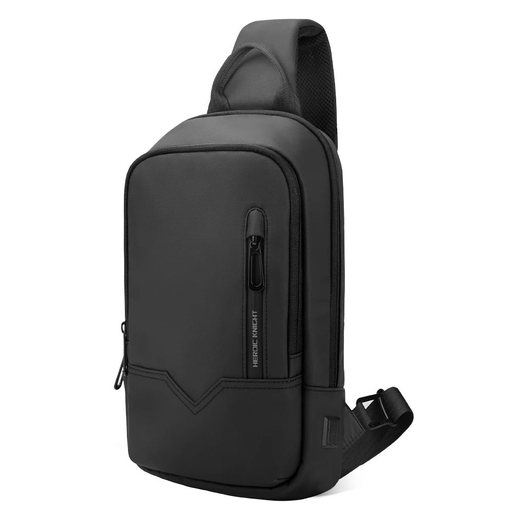 Bolso Banano Cruzado Impermeable Usb Riñonera Antirrobo