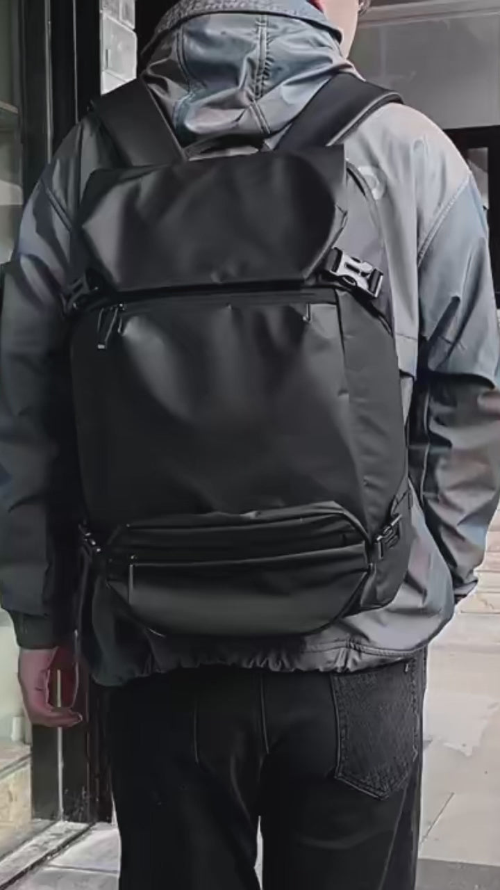 Mochila Impermeable 2 en 1 BLACK