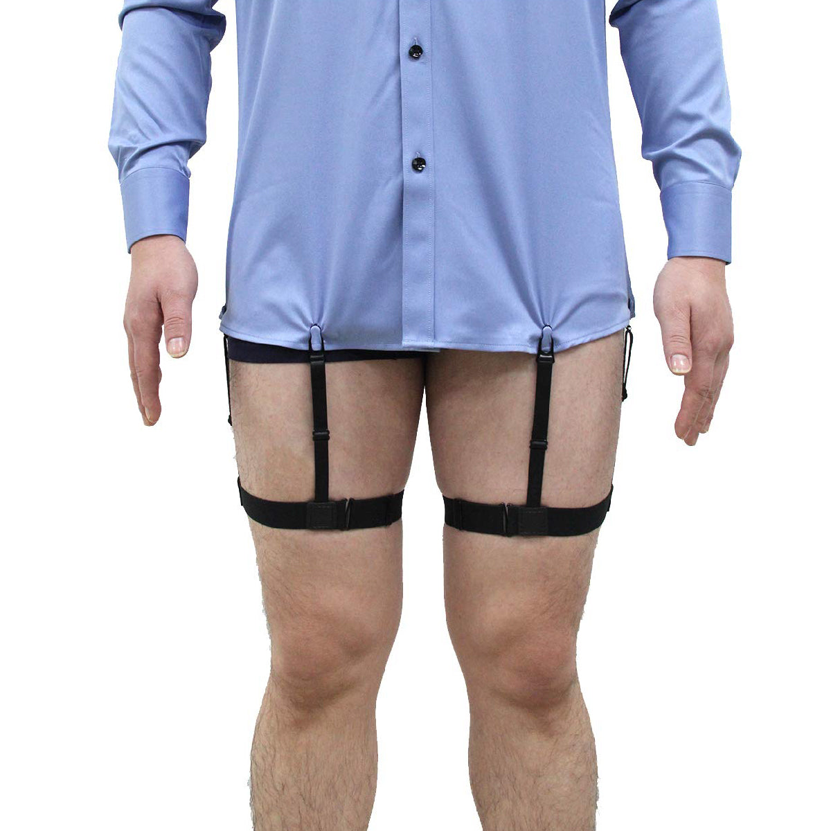 Sujetadores Elásticos de Camisa Caballero Par