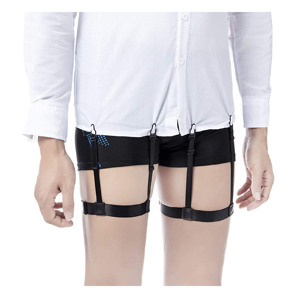 Sujetadores Elásticos de Camisa Caballero Par