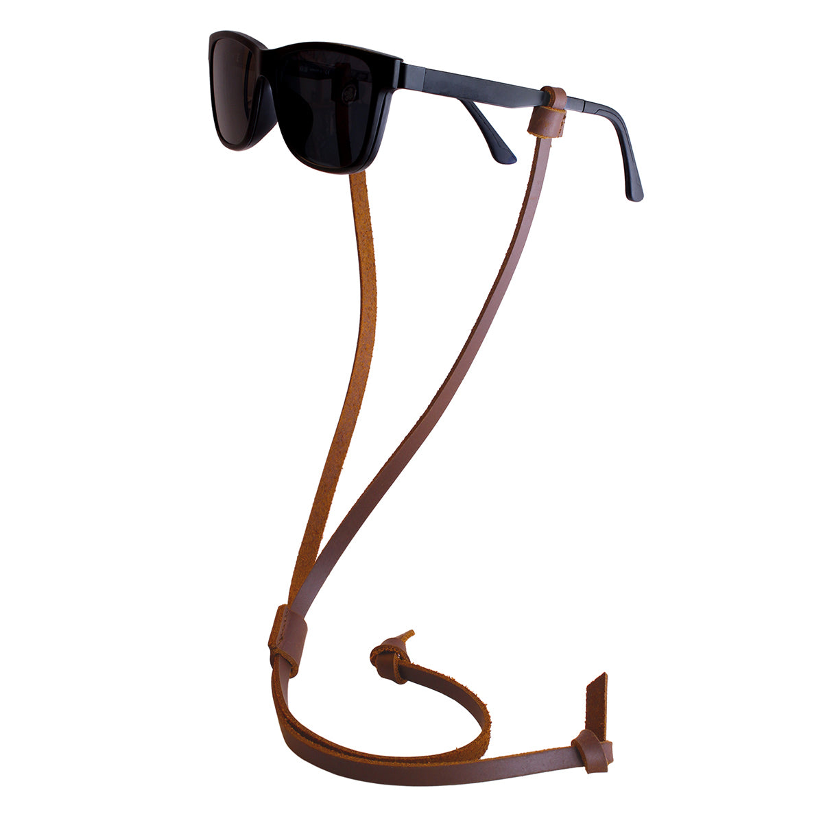 Strap Lentes de Cuero color Café