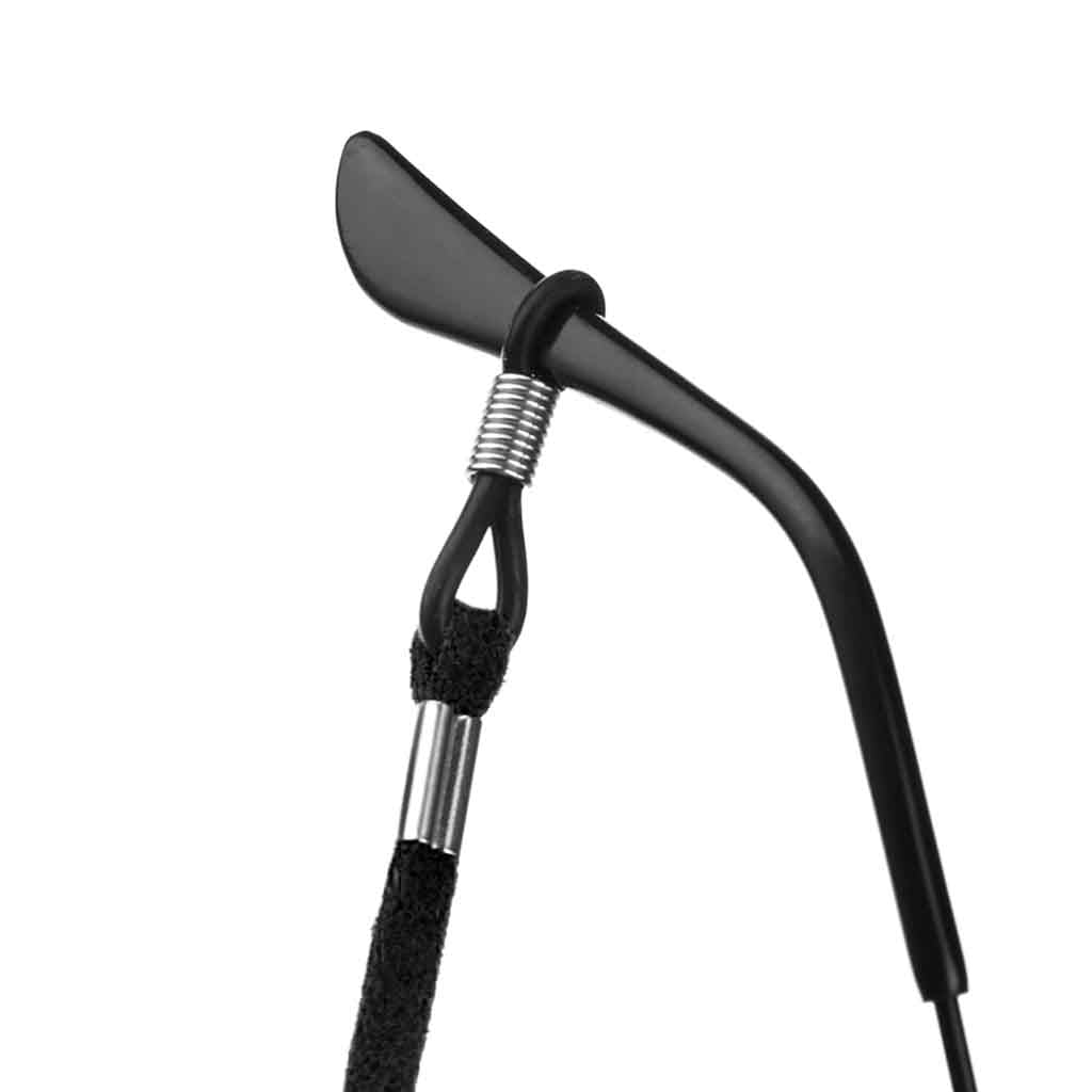 Strap Sujetador para Lentes de Cuero Negro