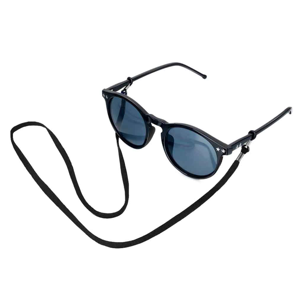 Strap Sujetador para Lentes de Cuero Negro