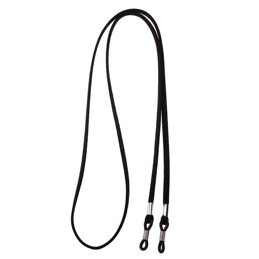 Strap Sujetador para Lentes de Cuero Negro