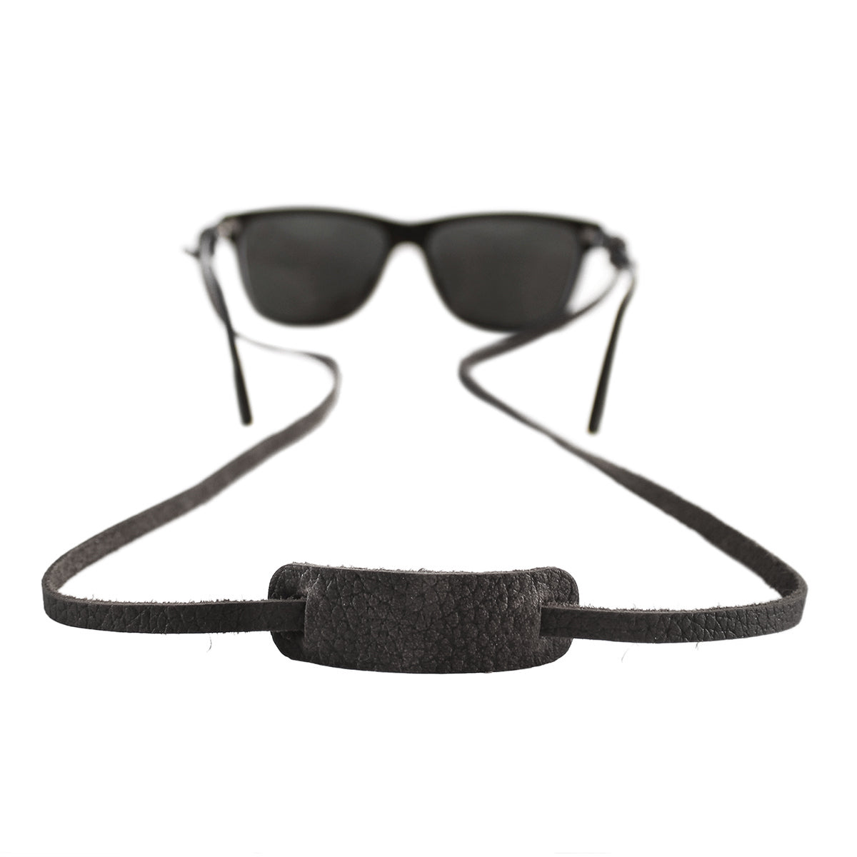 Pack Cinturon Cuero y Billetera Hombre + Strap Lentes Negro