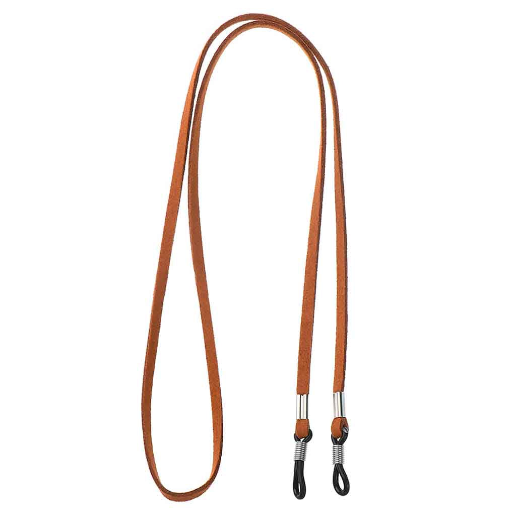 Strap Cuero Café Sujetador de Lentes de Sol Anteojos