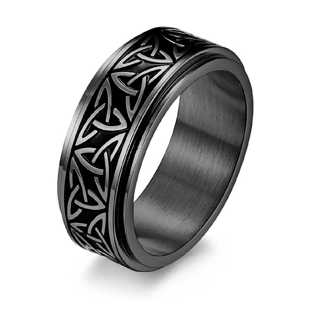 Anillos Hombre Mujer Vikingos Acero Anitestres Ansiedad