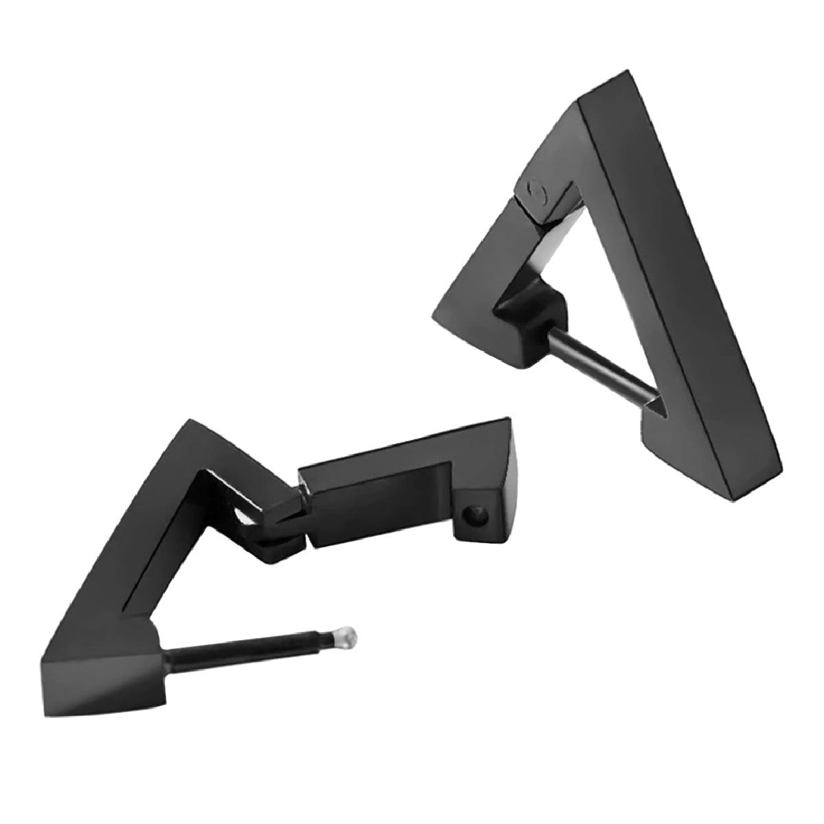 Pack Aros Acero Quirúrgico Modelos Varios x3 Pares Negros