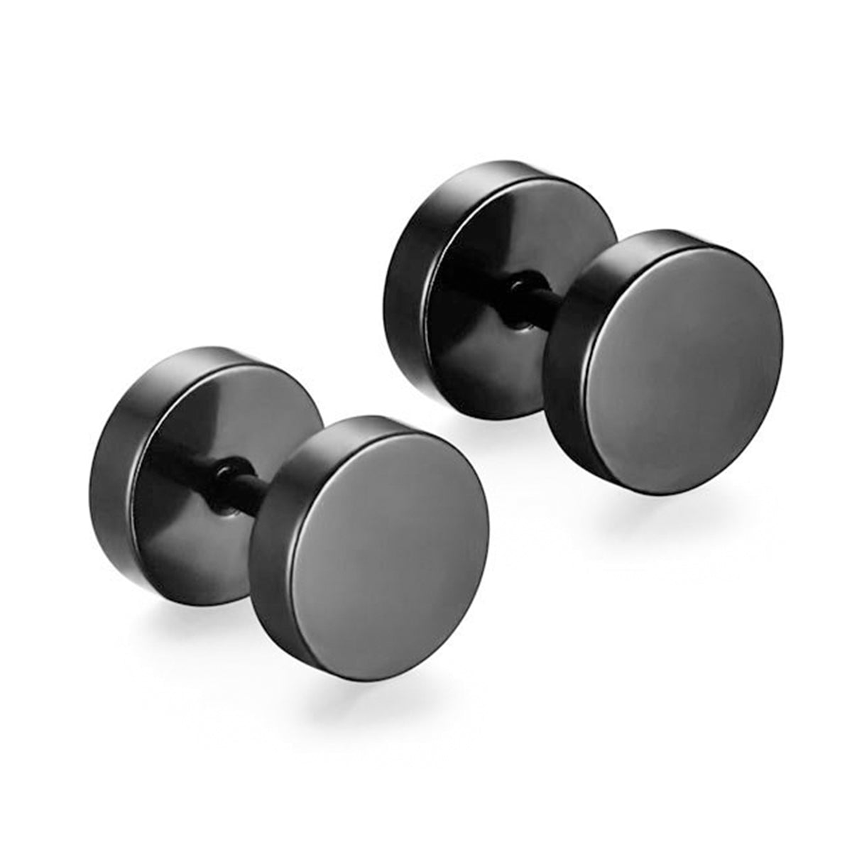 Pack Aros Acero Quirúrgico Modelos Varios x3 Pares Negros