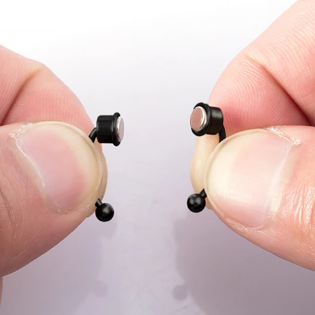 Pack 2 Aros Argollas Magnéticas Piercing Nariz Septum