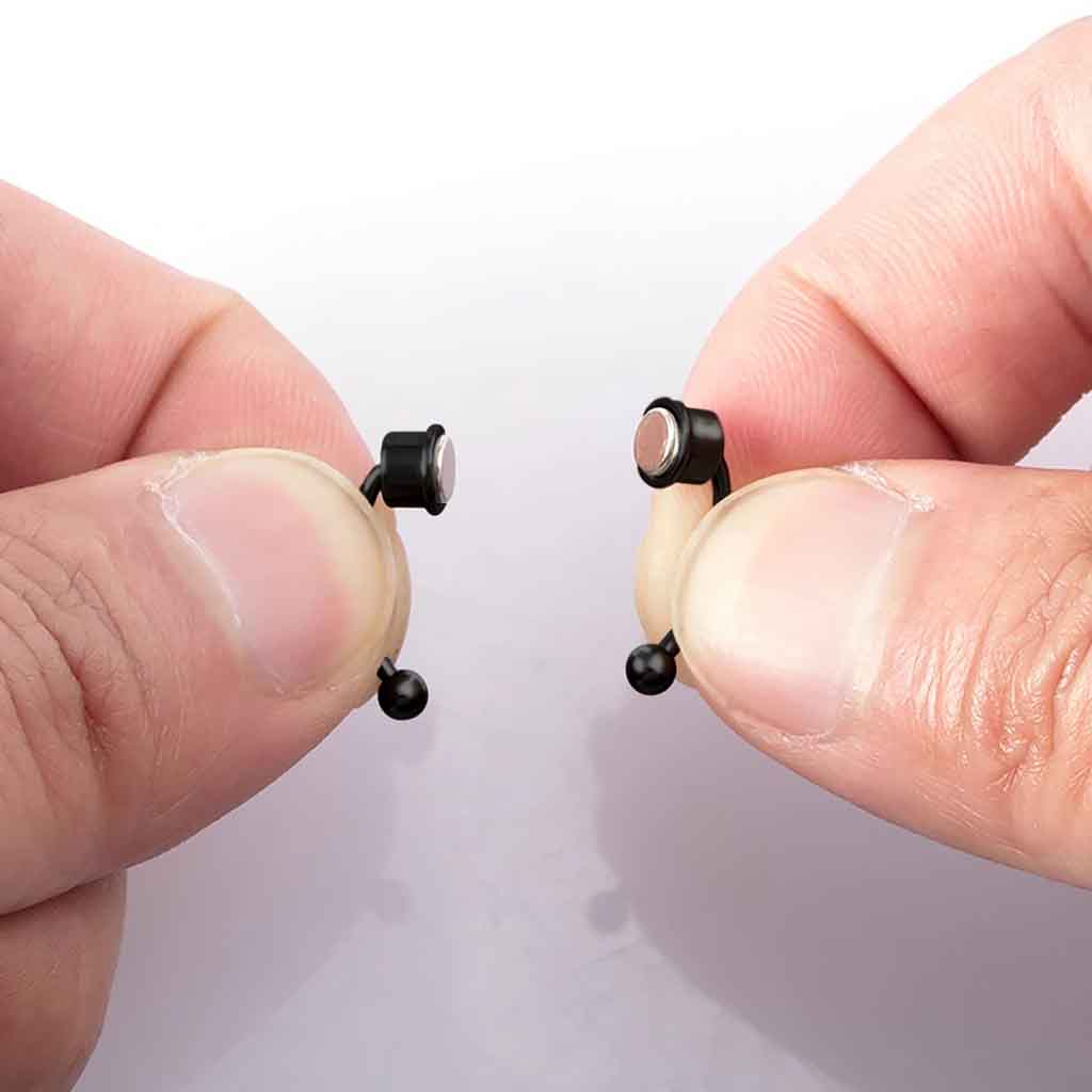 Piercing Magnético Falso para Nariz Argolla Negro