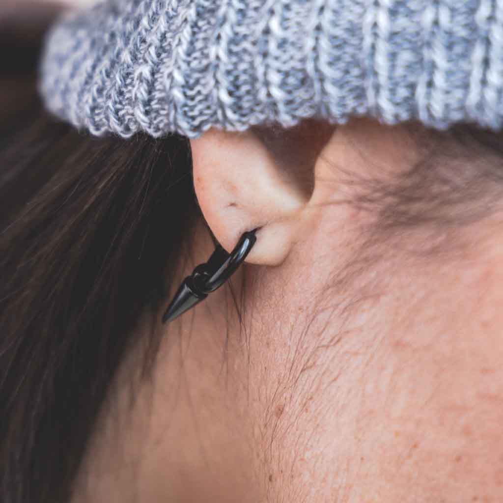 Aros Piercing Falso A Presión Acero Quirúrgico Espina