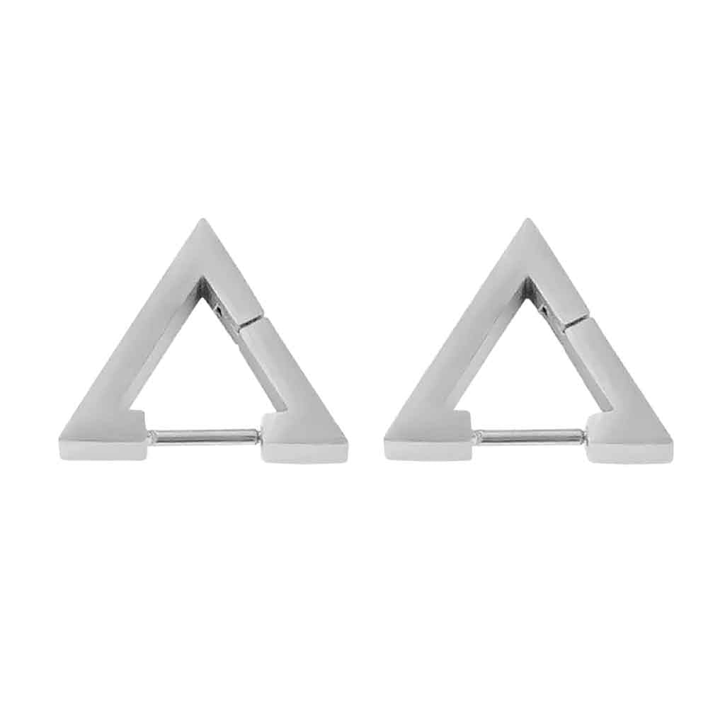 Aros Punk De Acero Plateado Diseños Modernos 2019