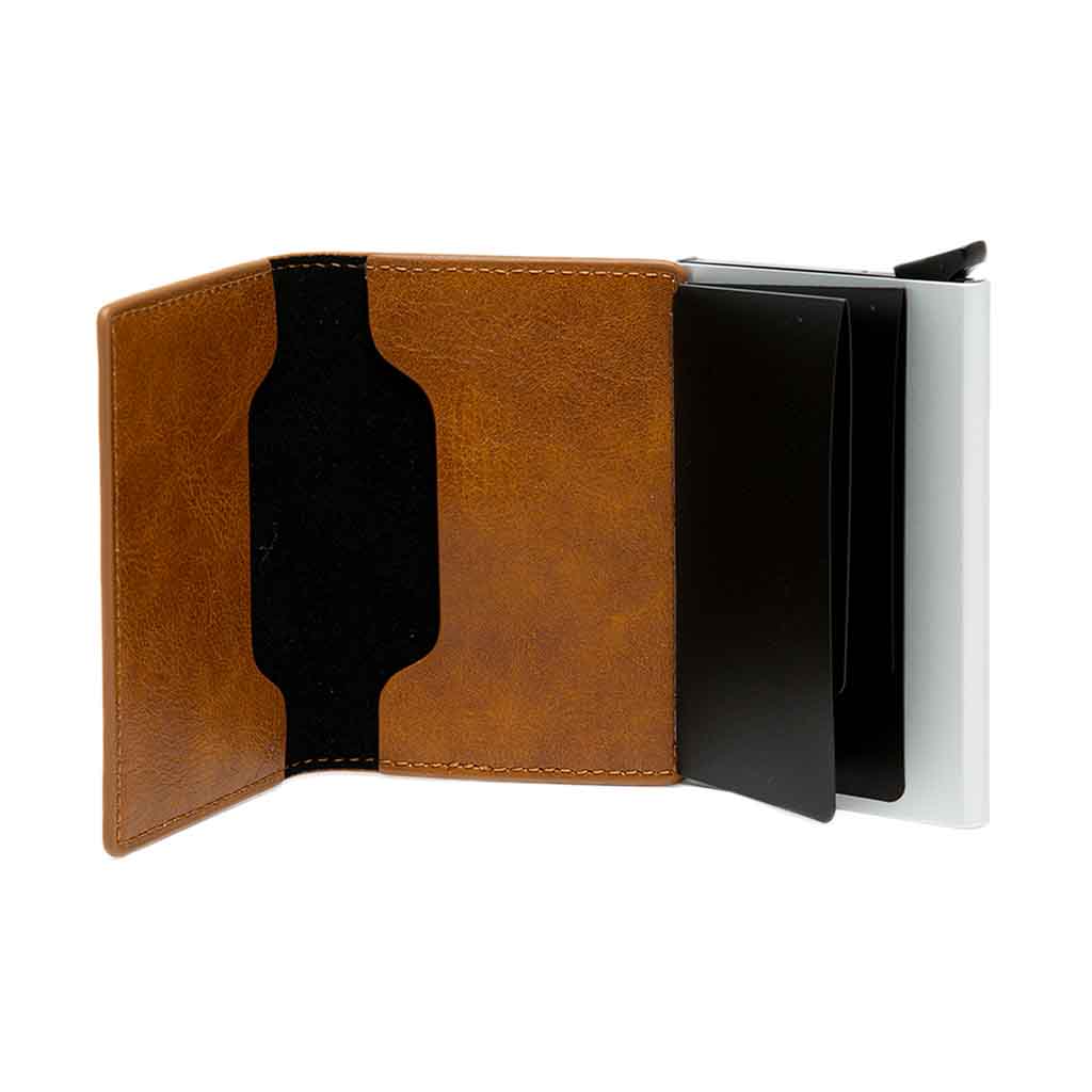 Billetera Tarjetero Sistema Anticlonación RFID Magnético