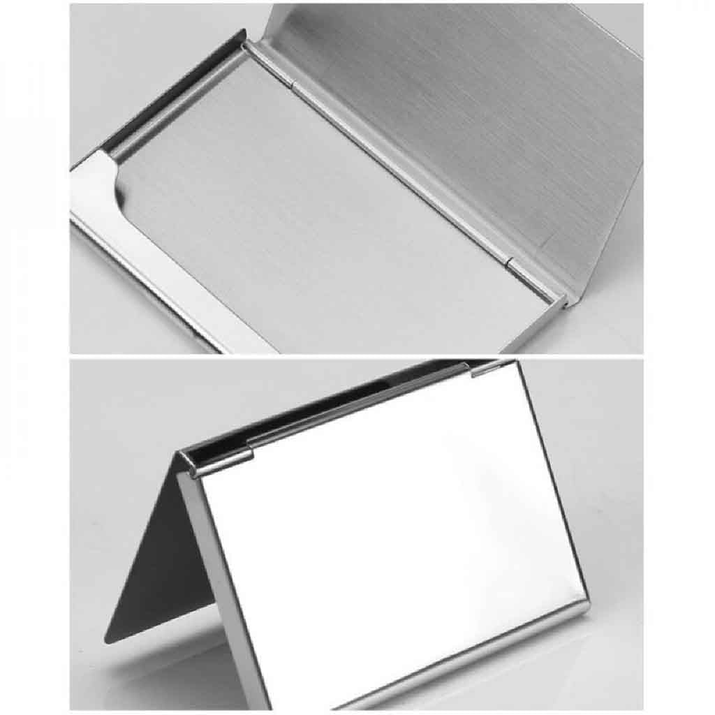 Porta Tarjetas de Visita Tarjetero Tarjetas Bancarias Acero