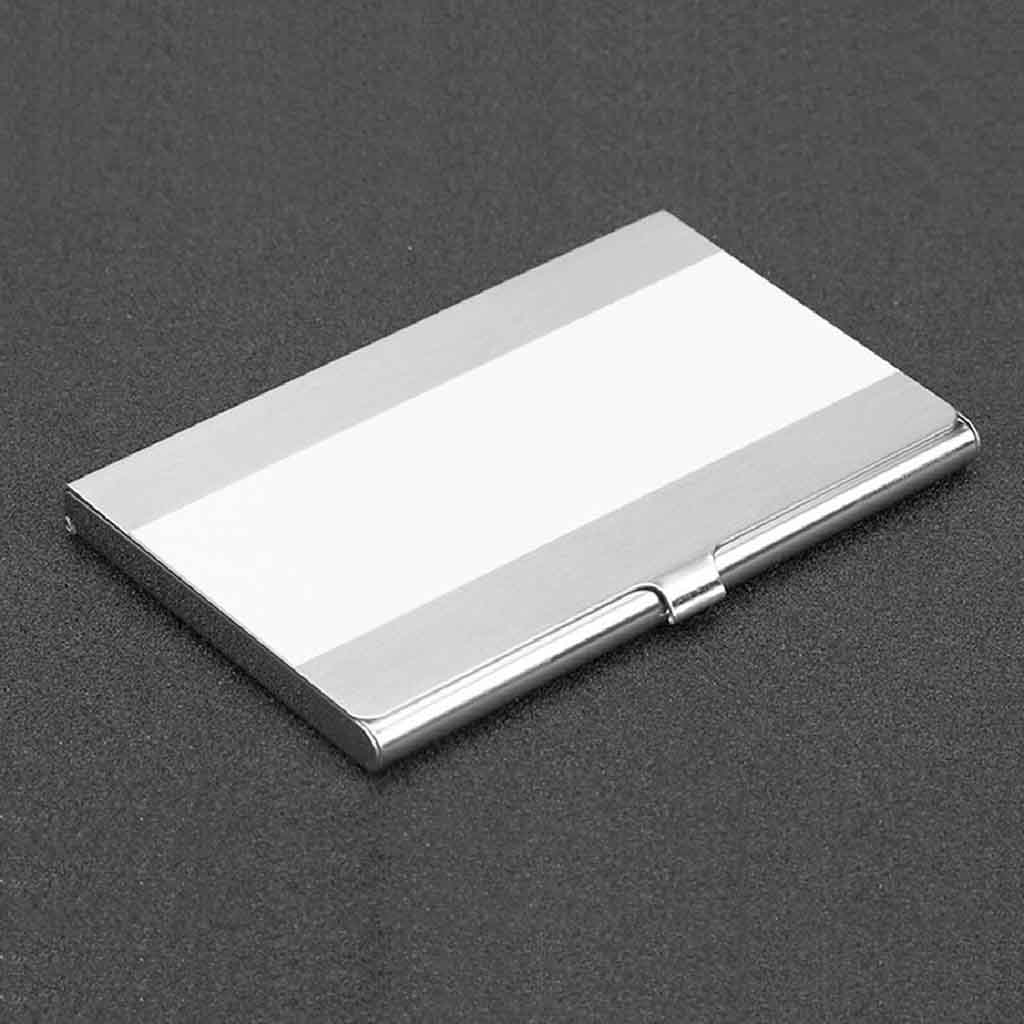 Porta Tarjetas de Visita Tarjetero Tarjetas Bancarias Acero