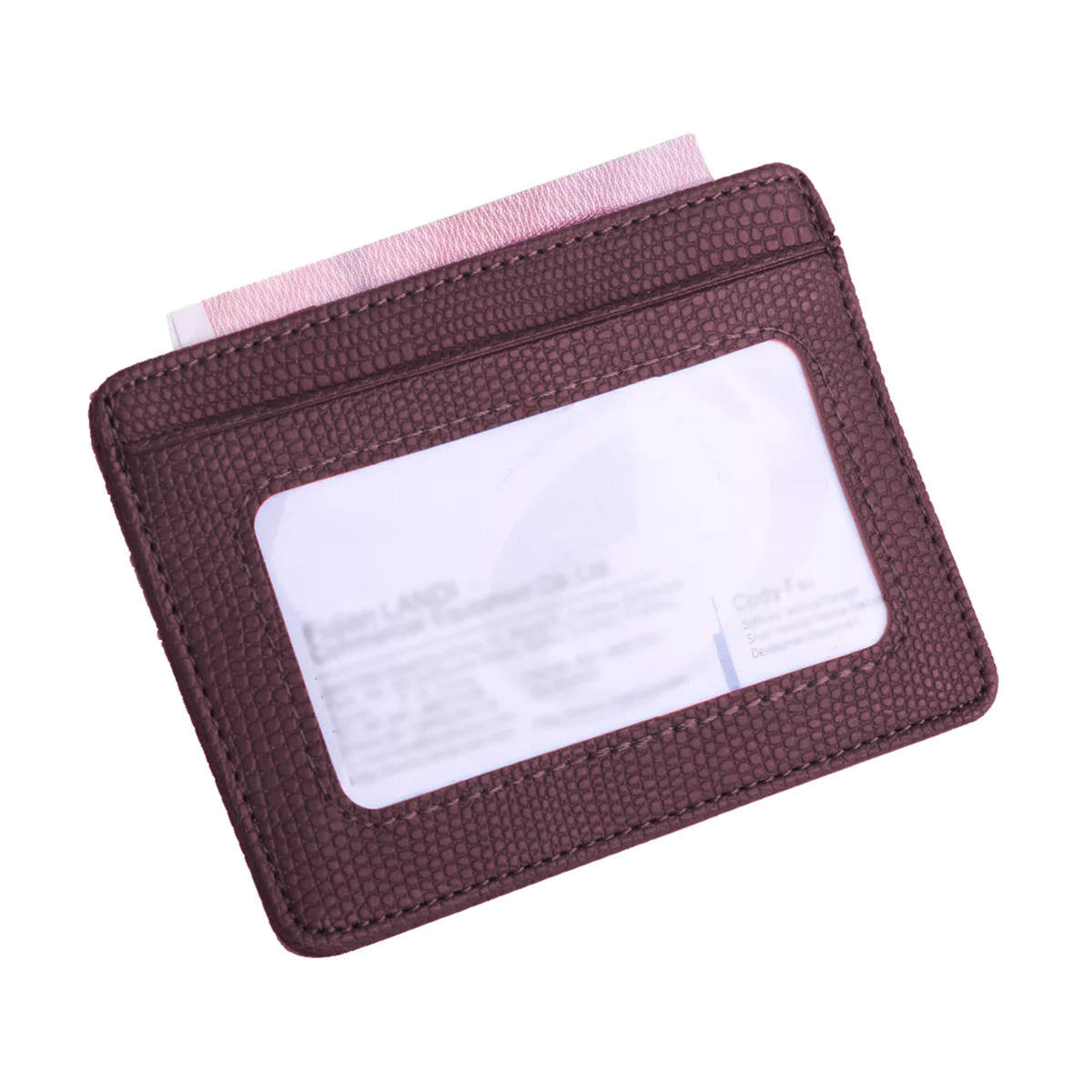 Pack Tarjetero Doble Cara Café y Clip para Billetes Plateado