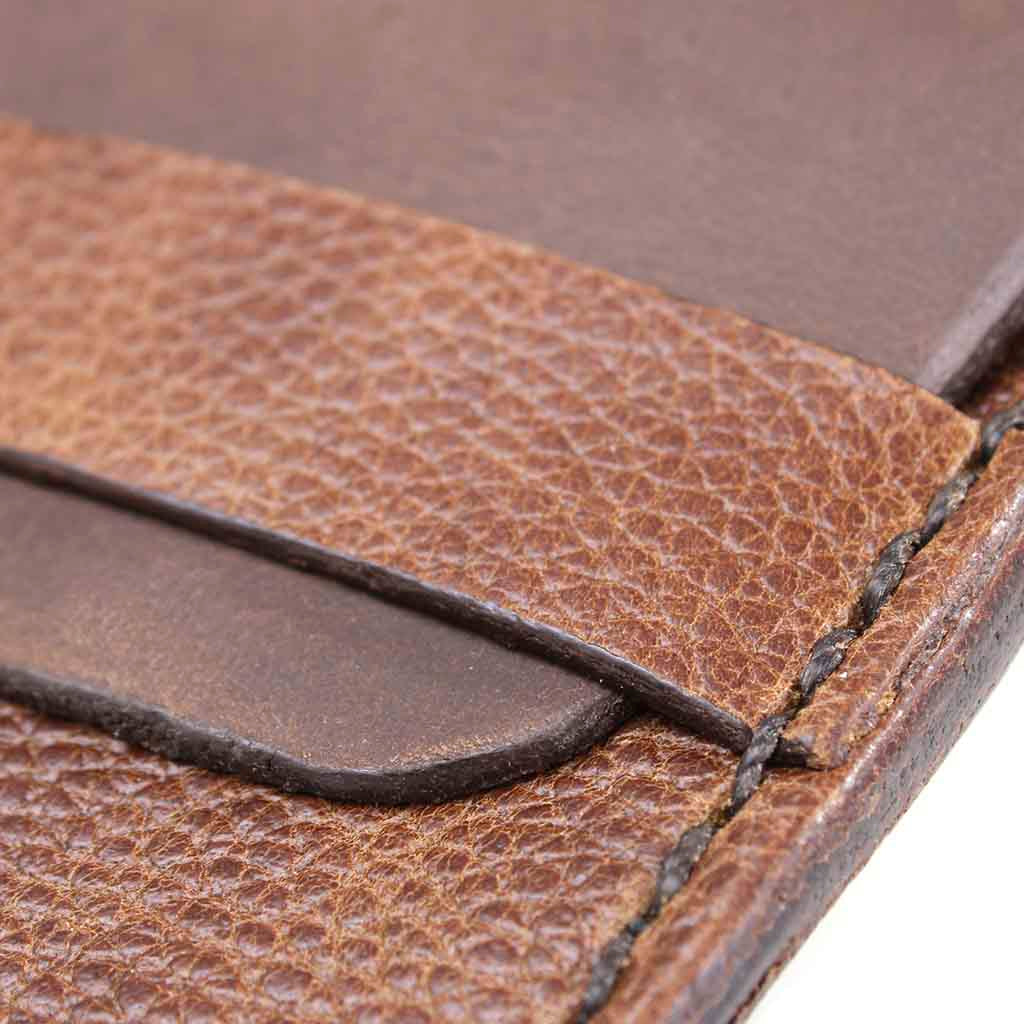 Tarjetero Monederos de Cuero Natural Hombre Mujer