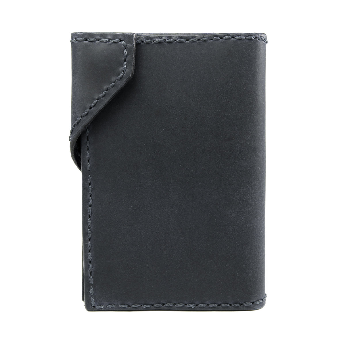 Pack Portatarjetas Billetera Tarjetero Cuero + Llavero Negro