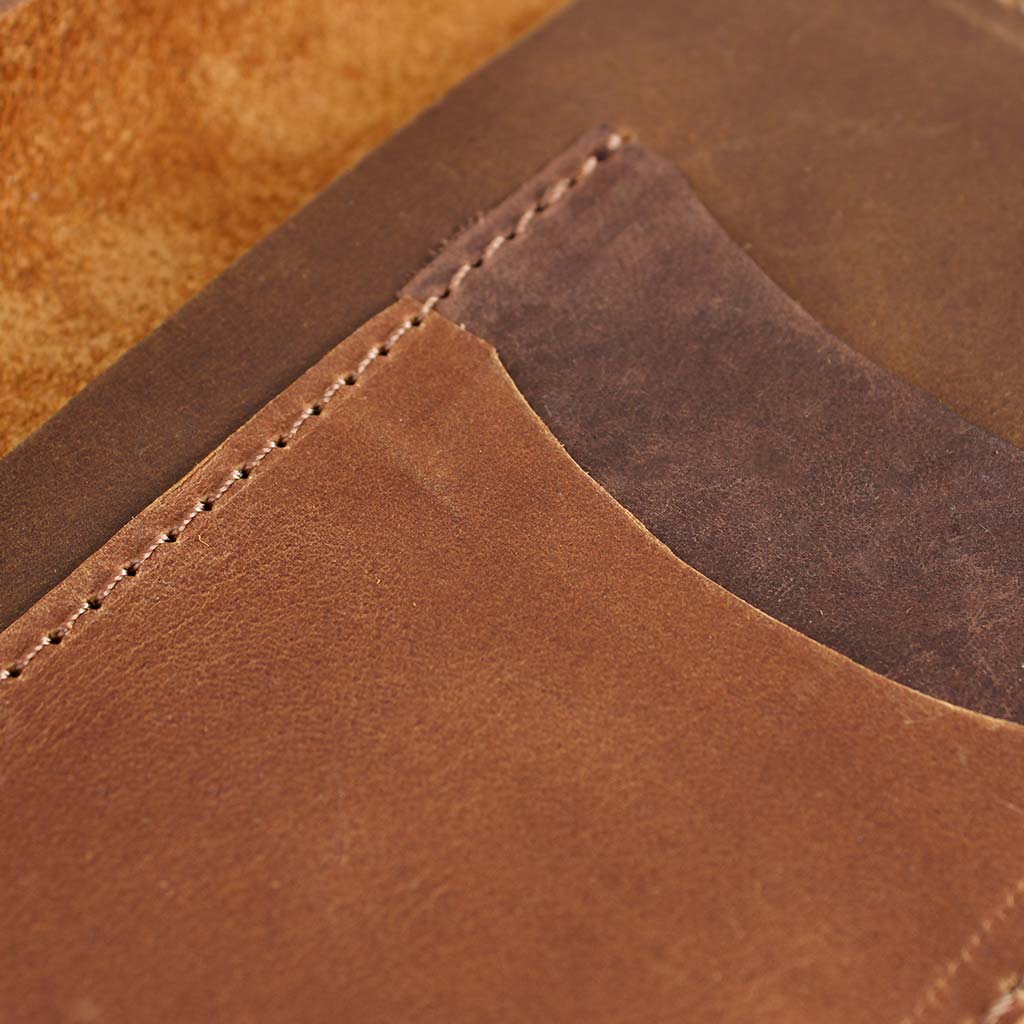 Porta Pasaporte Porta Documentos Viaje Funda Cuero Café