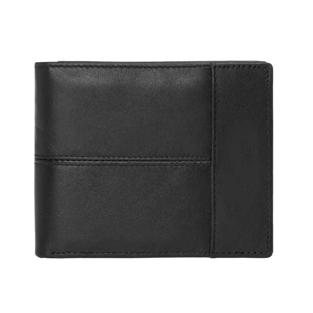 Billetera Hombre Cuero Tarjetero Rfid Tradicional